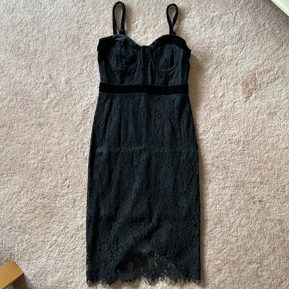 Aqua corset dress
